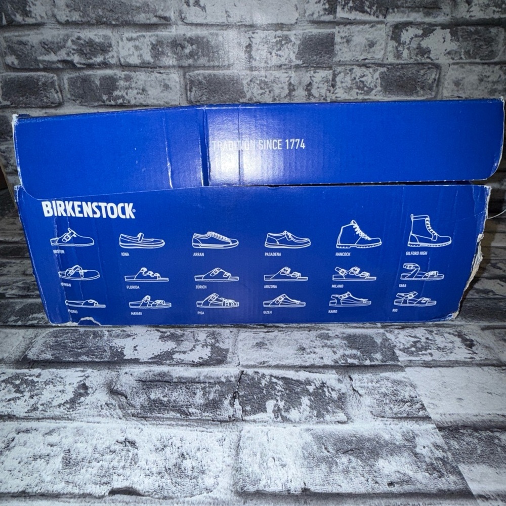 Birkenstock Boston BS Antique White Sz 39 W 8 M 6 Narrow -VNDS W/box - Picture 6 of 8